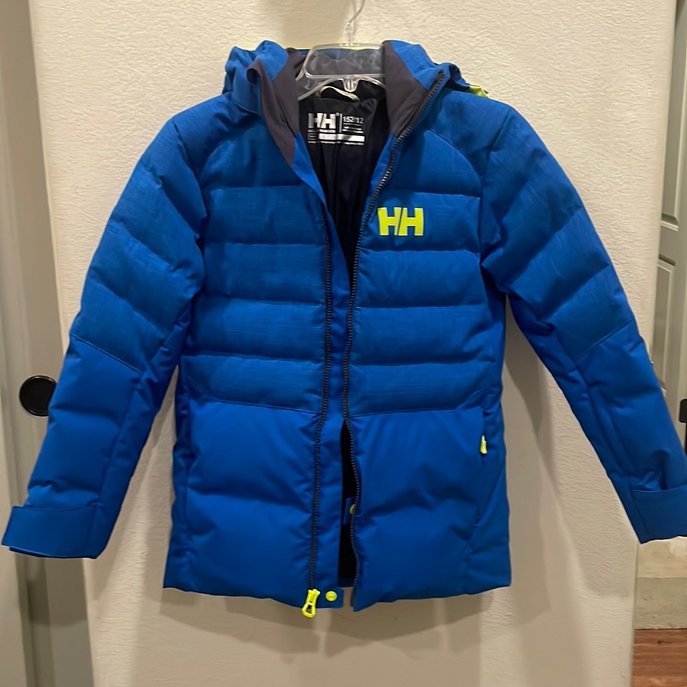 Helly Hanson blue down Childrens coat